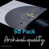 Spin Chemistry - 50 Pack Archival Grade 12" Record Inner Sleeves (White)